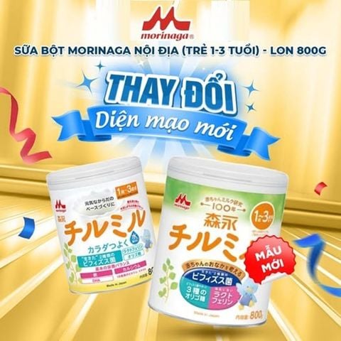 Sữa Morinaga Số 0 (0-1) & Số 9 (1-3) Nội Địa Nhật - Sữa Bột Công Thức 800g