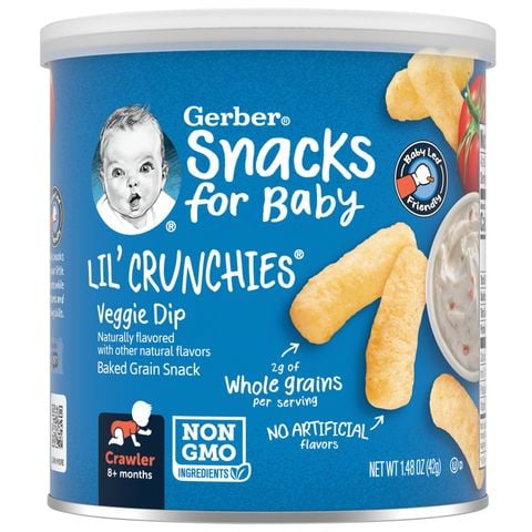 Bánh Ăn Dặm Gerber Cho Bé Từ 8 Tháng 42g,48g