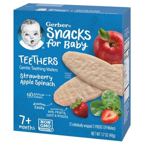Bánh Ăn Dặm Gerber Cho Bé Từ 8 Tháng 42g,48g