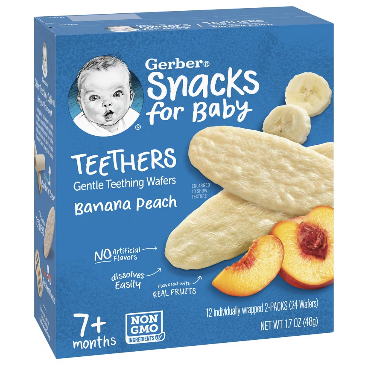 Bánh Ăn Dặm Gerber Cho Bé Từ 8 Tháng 42g,48g