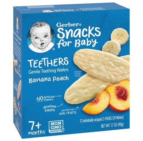 Bánh Ăn Dặm Gerber Cho Bé Từ 8 Tháng 42g,48g