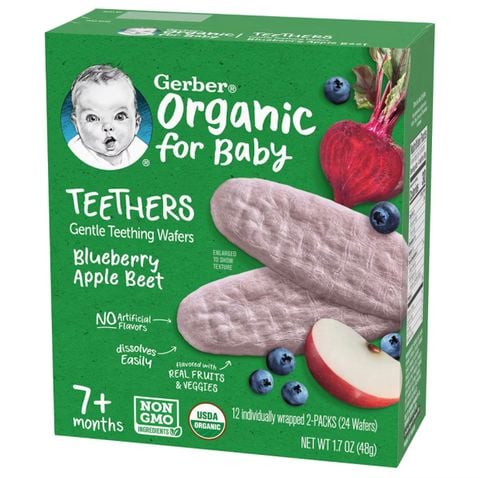 Bánh Ăn Dặm Gerber Cho Bé Từ 8 Tháng 42g,48g