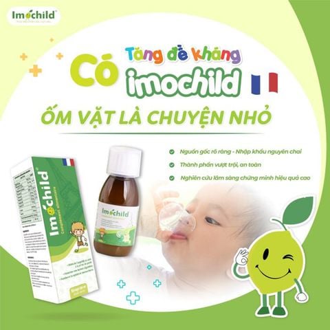 Siro Imochild Sirop 125ml Tăng Đề Kháng, Cải Thiện Biếng Ăn
