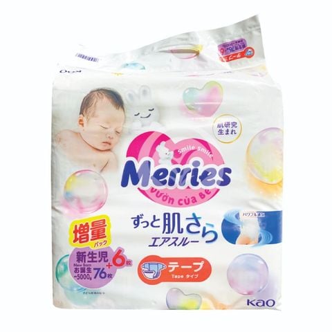 Bỉm Tã Merries Cộng Miếng Nội Địa Nhật Quần / Dán Size NB/S/M/L/XL/XXL