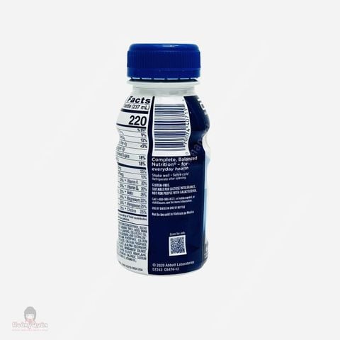 Thùng 30 Chai Sữa Nước Ensure Mỹ Hương Vanilla - Sữa Tiệt Trùng 237ml