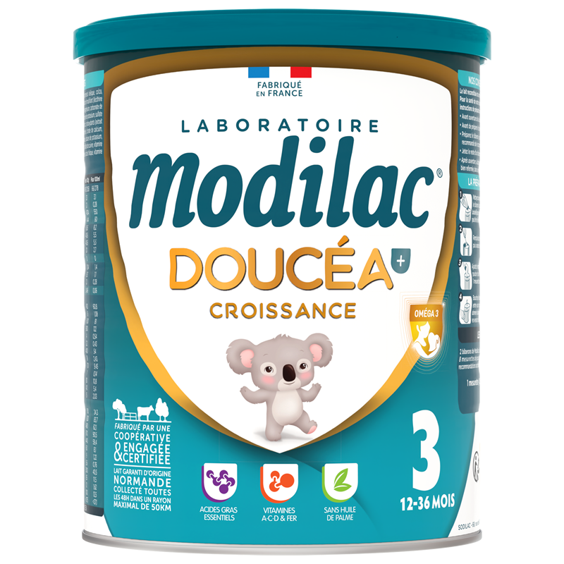 Sữa Modilac DouceA Pháp Phát Triển Toàn Diện - Sữa Bột Công Thức 800g