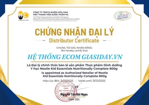 Sữa Nestle Kid Essentials Vanilla Nội Địa Úc 800g (Dành cho trẻ 1-10 tuổi) - Sữa Bột Công Thức