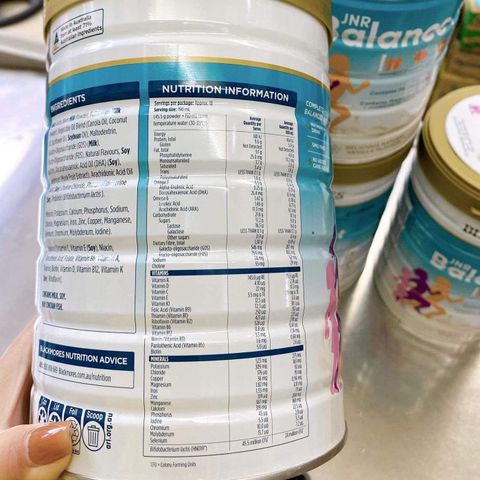 Sữa Blackmores JNR Balance+ Vanilla 850g cho trẻ 1-10 tuổi - Sữa Bột Công Thức