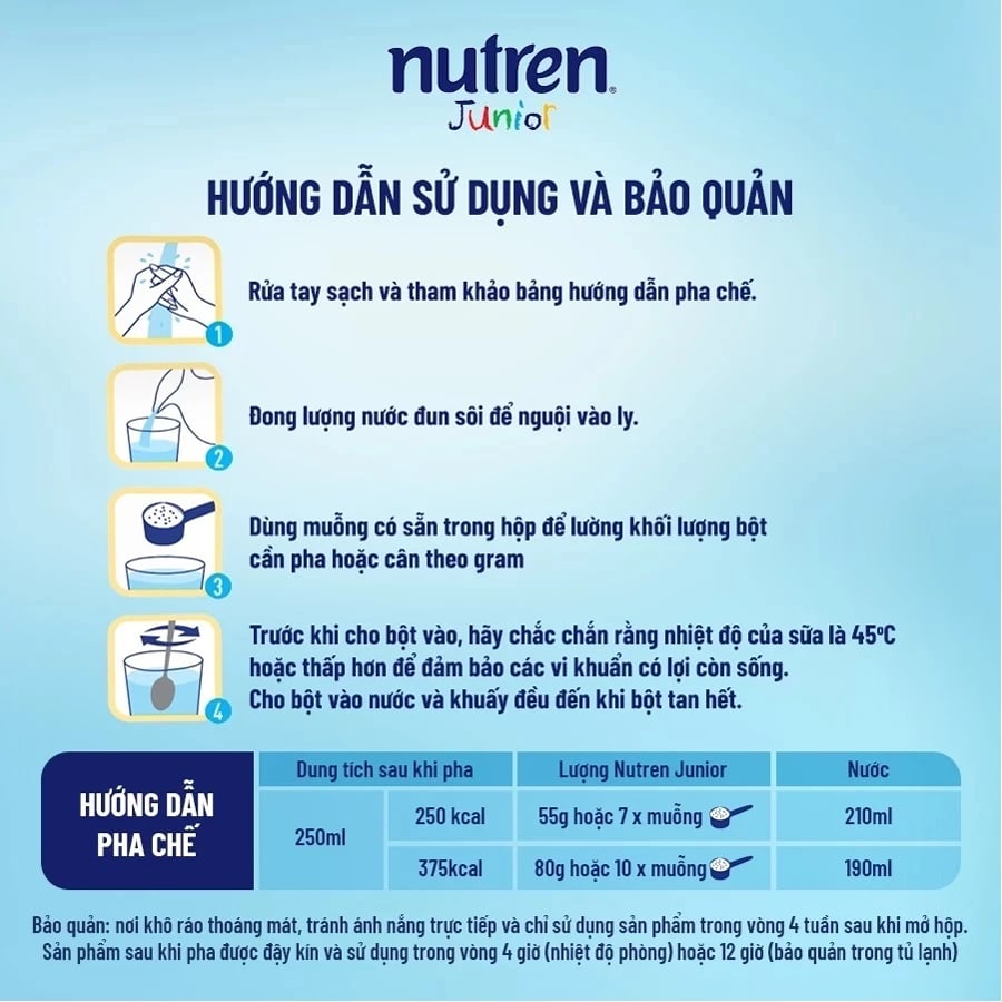 Sữa Nutren Junior Nestle 800g Cho Trẻ 1-10 Tuổi - Sữa Bột Công Thức Cao Năng Lượng Hỗ Trợ Tiêu Hoá