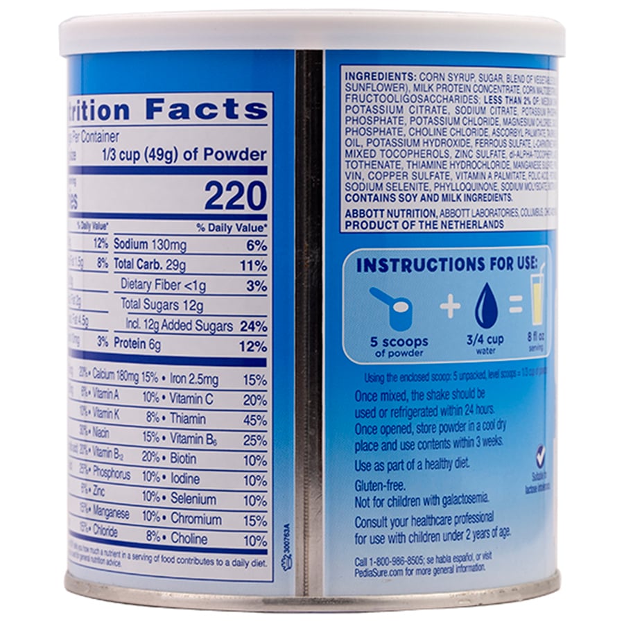 Sữa PediaSure Grow & Gain Nội Địa Mỹ 400g (Dành cho bé từ 2-13 tuổi) - Sữa Bột Công Thức