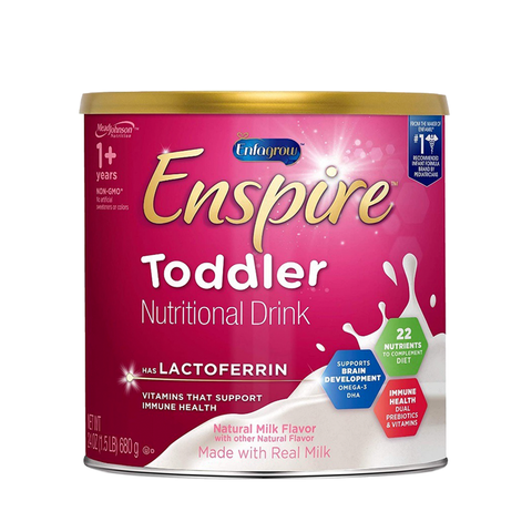 Sữa Công Thức Enfagrow Enspire Toddler Lactoferrin Nội Địa USA 680gr (Dành cho bé 1-3 tuổi)