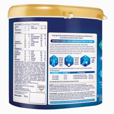 Sữa Enfamil Enspire Infant Formula Nội Địa USA 581gr (Dành cho bé 0-1 tuổi) - Sữa Bột Công Thức