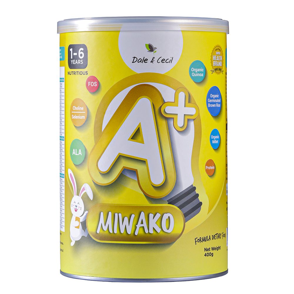 Sữa Hạt Thực Vật Hữu Cơ Miwako A+ Vị Vani 700g, 400g cho trẻ từ 1-6 tuổi - Sữa Bột Công Thức