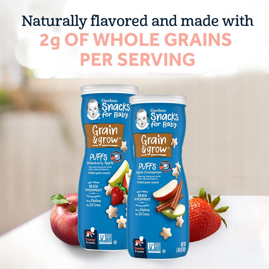 Bánh Ăn Dặm Gerber Cho Bé Từ 8 Tháng 42g,48g