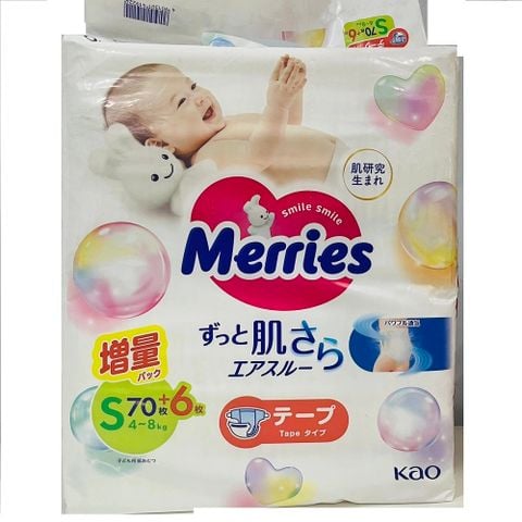 Bỉm Tã Merries Cộng Miếng Nội Địa Nhật Quần / Dán Size NB/S/M/L/XL/XXL