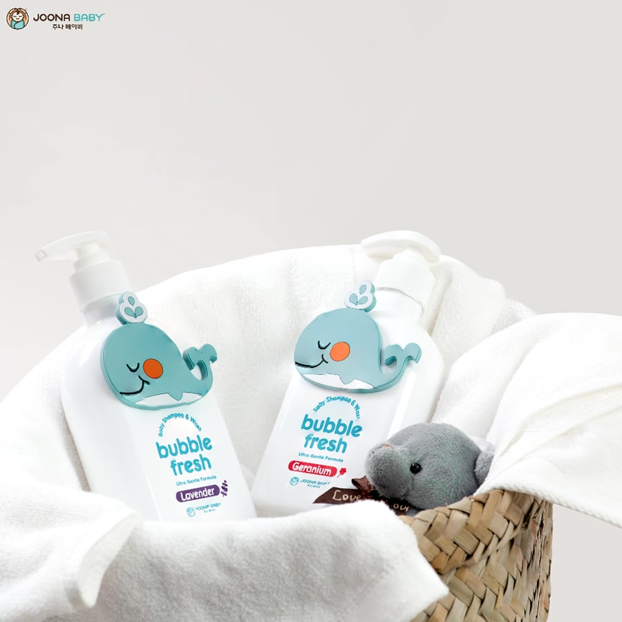 Sữa Tắm Gội Tạo Bọt Bubble Fresh Joona Baby Cho Bé 350ml
