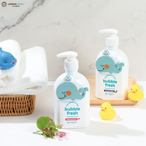 Sữa Tắm Gội Tạo Bọt Bubble Fresh Joona Baby Cho Bé 350ml