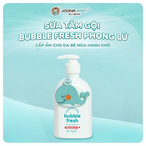 Sữa Tắm Gội Tạo Bọt Bubble Fresh Joona Baby Cho Bé 350ml