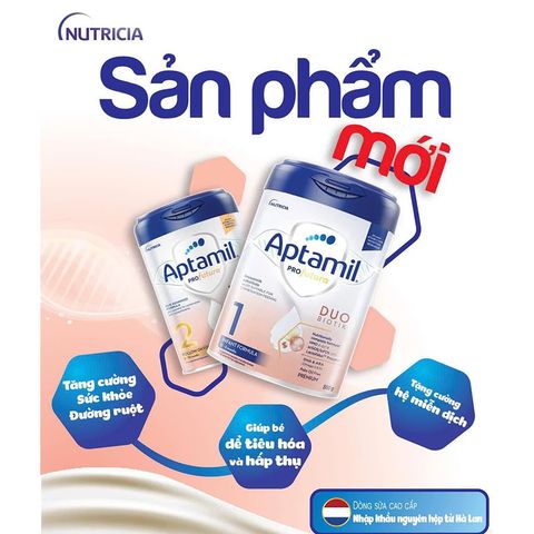 Sữa Aptamil Hà Lan Profutura Duo Biotik | Số 1,2 - Sữa Bột Công Thức 800g