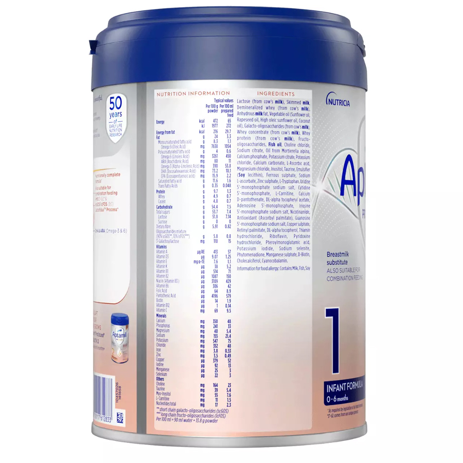 Sữa Aptamil Hà Lan Profutura Duo Biotik | Số 1,2 - Sữa Bột Công Thức 800g