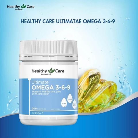 Healthy Care Ultimate Omega 3 6 9 Hộp 200 Viên - Hỗ Trợ Tim Mạch Và Huyết Áp