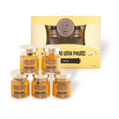 Yến Sào Chưng Tứ Vị Vĩnh Phước 20% Yến Tươi - Hũ / Set 5 Hũ 70ml Cho Trẻ 5Y+ Và Người Lớn
