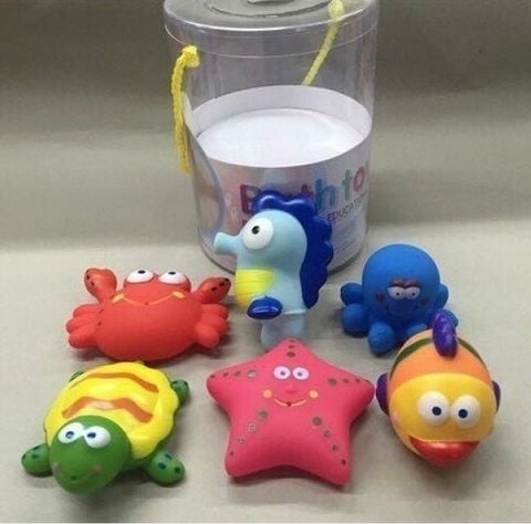 [ Quà tặng ] Bộ Đồ Chơi Nhà Tắm 6 Món