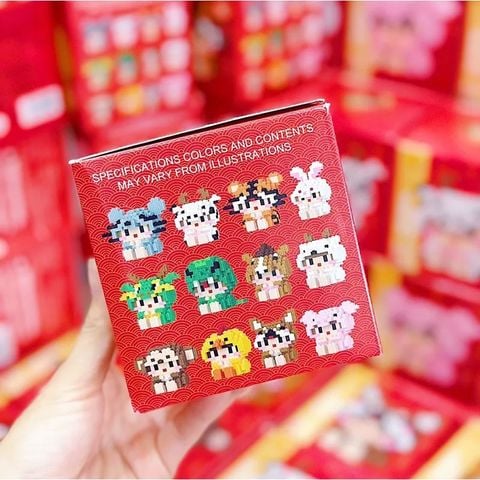 [ QT Miwa 1 ] Đồ chơi Lego lắp ráp 12 con giáp (Giao ngẫu nhiên)