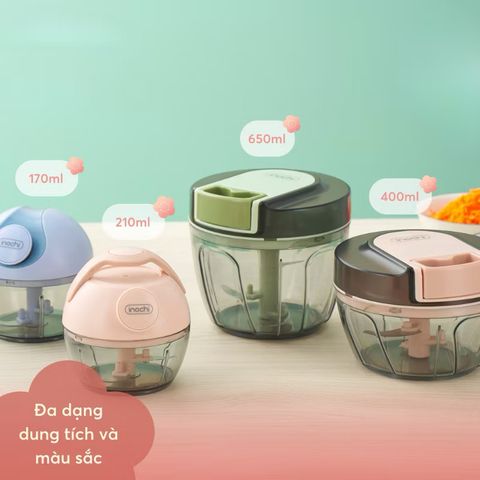 [ QT Kabr 2 ] Dụng Cụ Xay Tỏi Ớt Inochi Yoko 650ml
