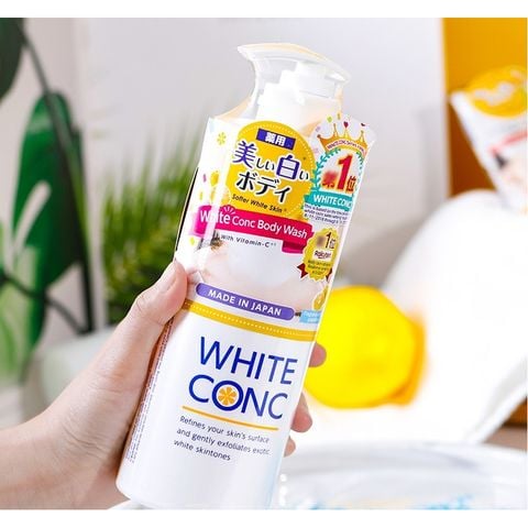 Sữa Tắm Dưỡng Trắng Da Hương Bưởi White Conc Nhật Bản - White Conc Body Shampoo