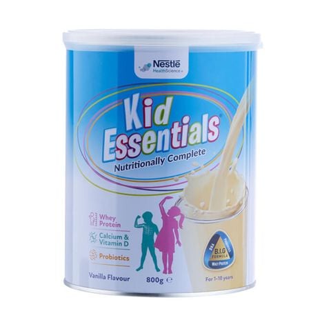 Sữa Nestle Kid Essentials Vanilla Nội Địa Úc 800g (Dành cho trẻ 1-10 tuổi) - Sữa Bột Công Thức