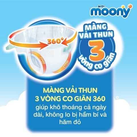 Tã Bỉm Moony Natural Nhật Bản - Dán / Quần - Đủ Size