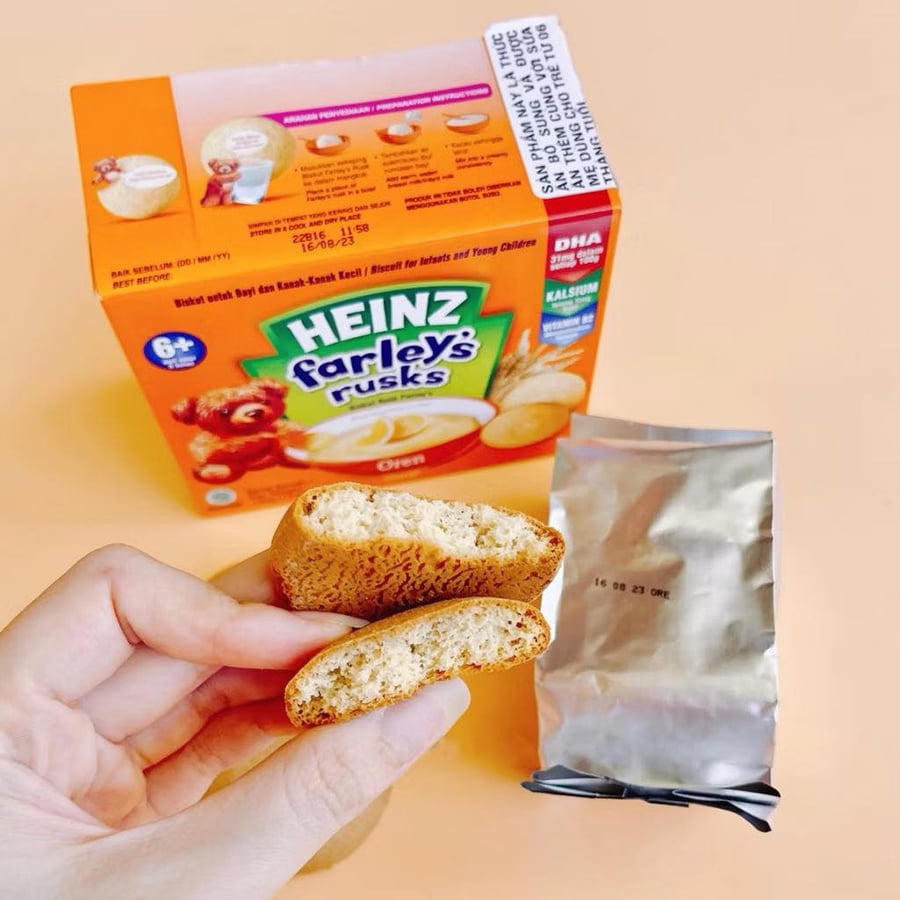 Bánh Quy Ăn Dặm Heinz Farley Rusks 6M+ 120g