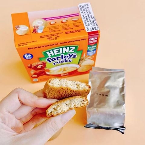Bánh Quy Ăn Dặm Heinz Farley Rusks 6M+ 120g
