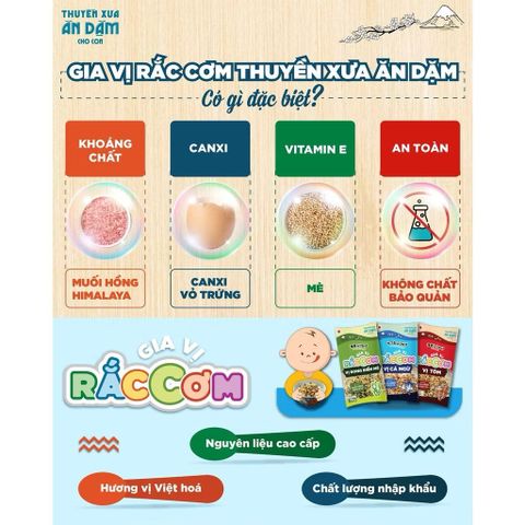 Gia Vị Rắc Cơm Ăn Dặm Thuyền Xưa Nguyên Liệu Nhật Bản Gói 19g Cho Bé Từ 1 Tuổi