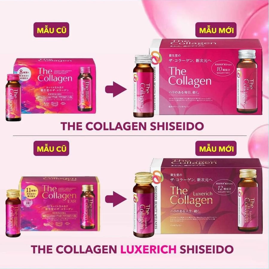 Nước Uống The Collagen EXR Shiseido Hộp 10 Chai x 50ml