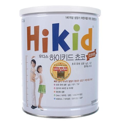 Sữa Tăng Chiều Cao Ildong Hikid Hàn Quốc - Dê Núi 650g, Bò Vani 600g, Bò Premium 600g, Bò Socola 650g - Sữa Bột Công Thức