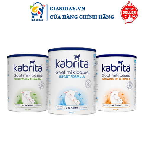 Sữa Dê Kabrita Hà Lan Số 1,2,3 - Sữa Bột Công Thức 800g