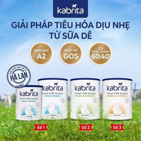 Sữa Dê Kabrita Hà Lan Số 1,2,3 - Sữa Bột Công Thức 800g