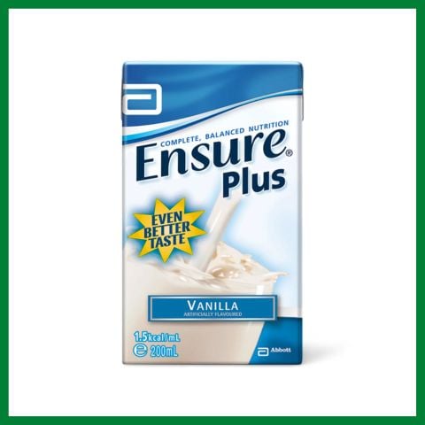 Thùng 27 Hộp Sữa Nước Ensure Plus Úc Hương Vanilla - Sữa Tiệt Trùng 200ml