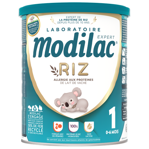 Sữa Modilac Riz Pháp Cho Trẻ Dị Ứng Đạm Bò, Bất Dung Nạp Lactose - Sữa Bột Công Thức 800g