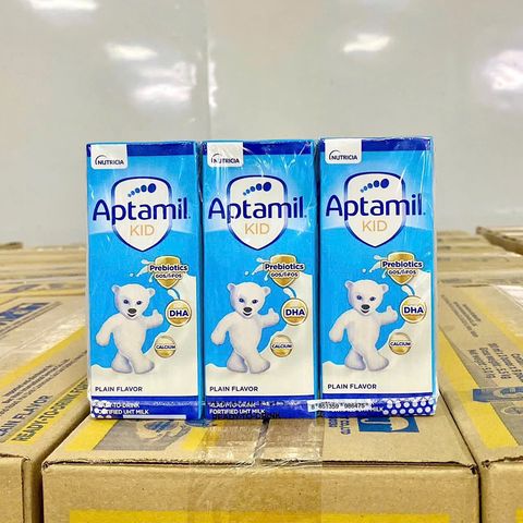 Sữa Nước Aptamil Kid 180ml / Thùng 27 Hộp - Sữa Công Thức Dinh Dưỡng Pha Sẵn