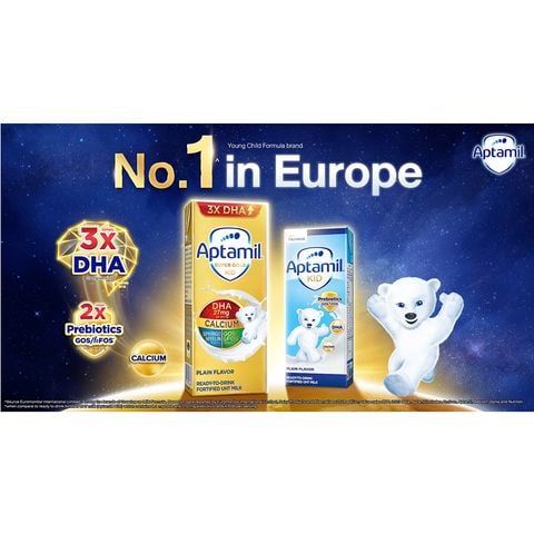 Sữa Nước Aptamil Kid 110ml / Thùng 36 Hộp - Sữa Công Thức Dinh Dưỡng Pha Sẵn