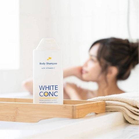 Sữa Tắm Dưỡng Trắng Da Hương Cam YUZU White Conc Nhật Bản - White Conc Body Shampoo