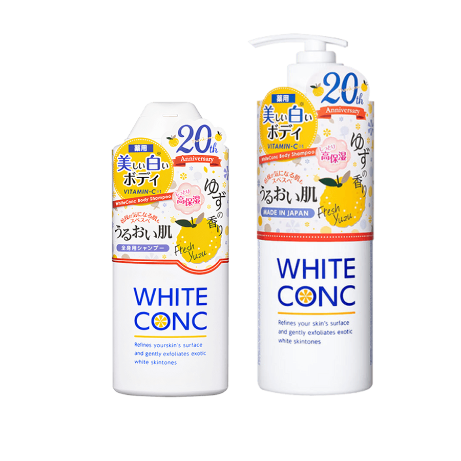 Sữa Tắm Dưỡng Trắng Da Hương Cam YUZU White Conc Nhật Bản - White Conc Body Shampoo