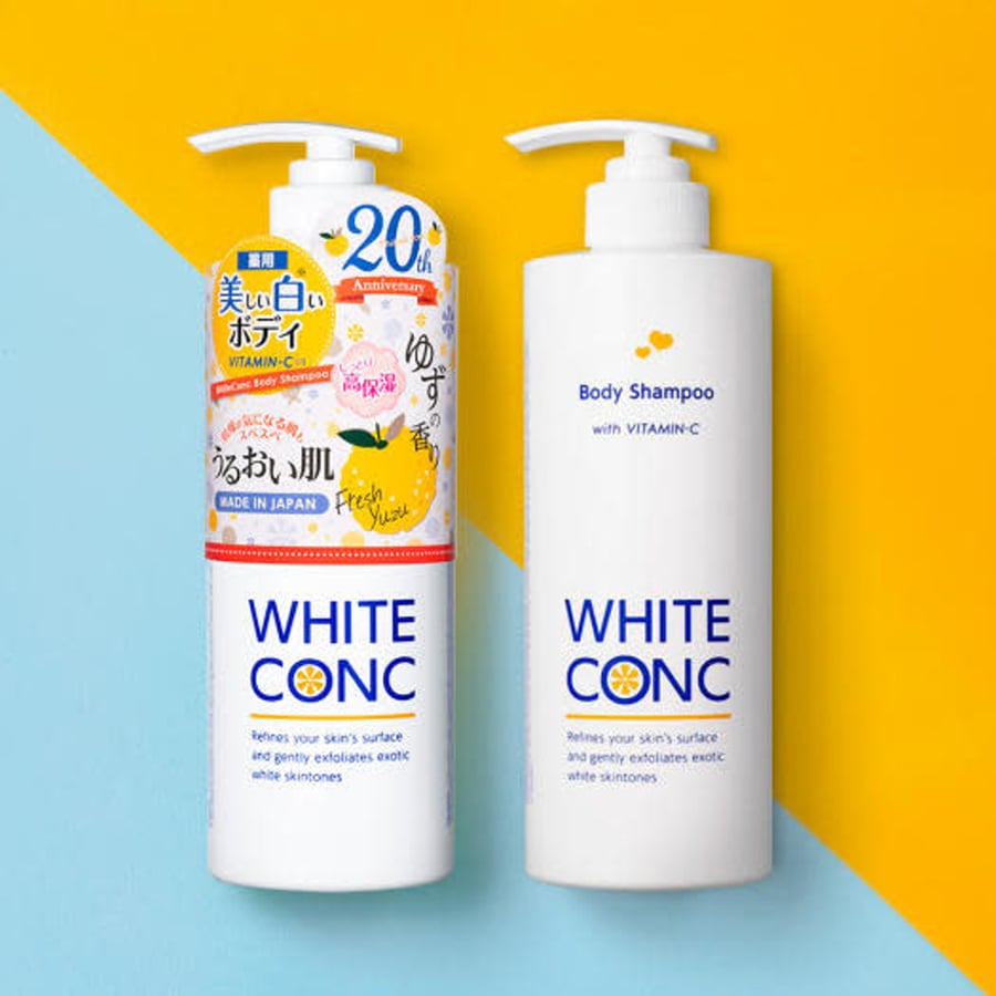 Sữa Tắm Dưỡng Trắng Da Hương Cam YUZU White Conc Nhật Bản - White Conc Body Shampoo