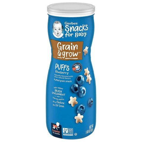 Bánh Ăn Dặm Gerber Cho Bé Từ 8 Tháng 42g,48g