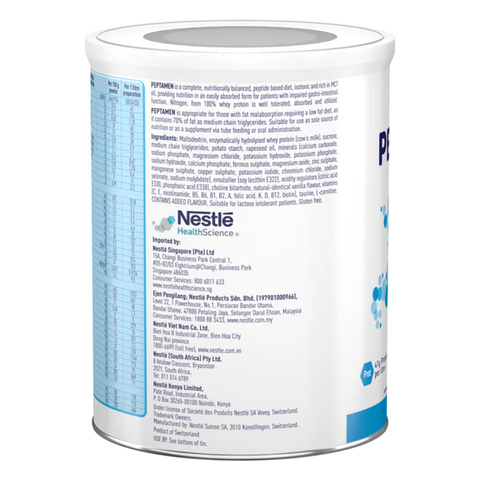 Sữa Peptamen Nestle Adults /Junior Cho Người Lớn, Trẻ Em Kém Hấp Thu, Suy Dinh Dưỡng 400g