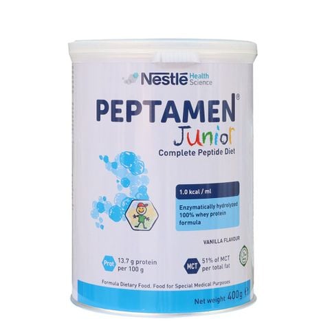 Sữa Peptamen Nestle Adults /Junior Cho Người Lớn, Trẻ Em Kém Hấp Thu, Suy Dinh Dưỡng 400g
