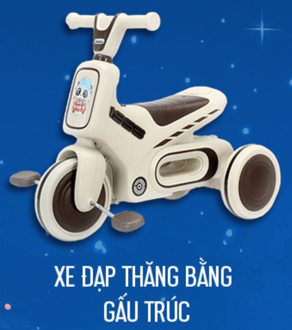 [ QT Hiki 8 ] Xe đạp thăng bằng gấu trúc 3 bánh CL 5188